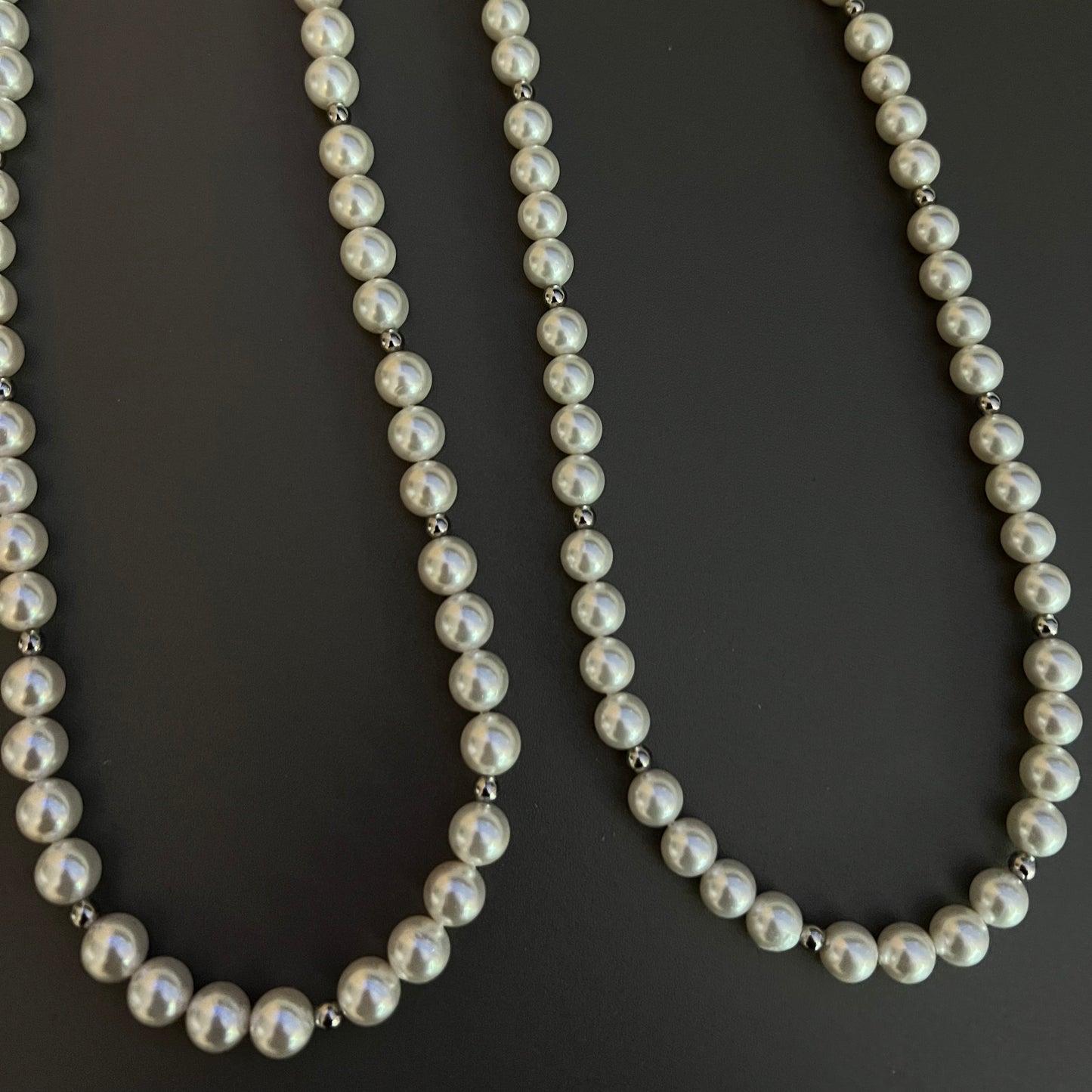 Plain Round Pearl Necklace